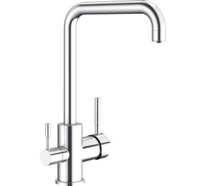 Grifo de cocina monomando 3 vías apertura en frio Cromado Tau